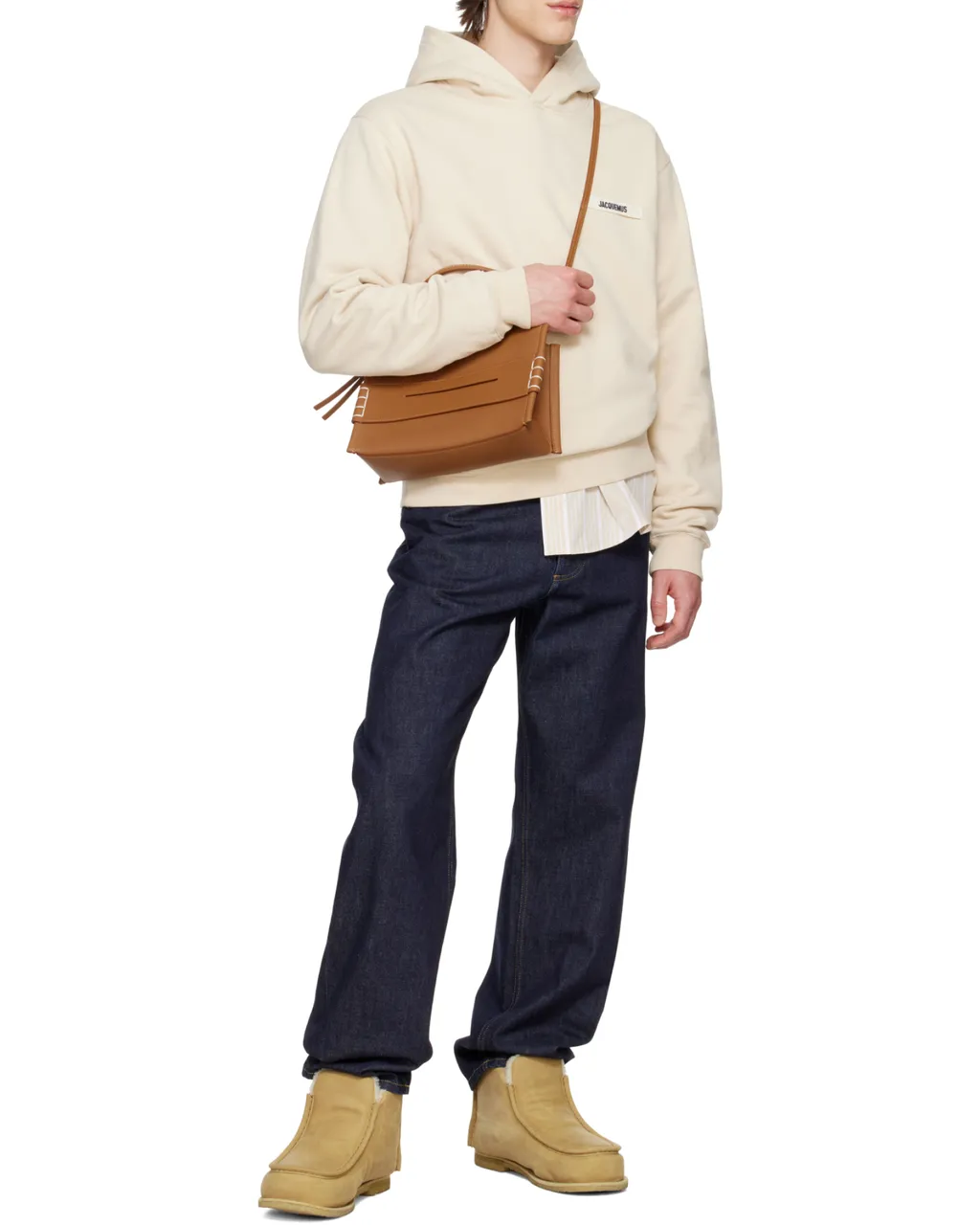 Jacquemus Typo Drawstring Hoodie
