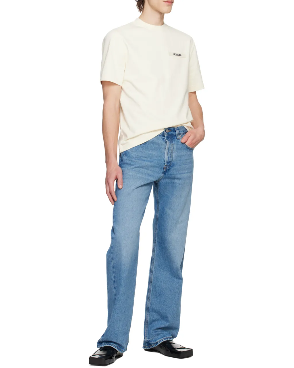 Jacquemus Logo Embroidered Crewneck T-Shirt