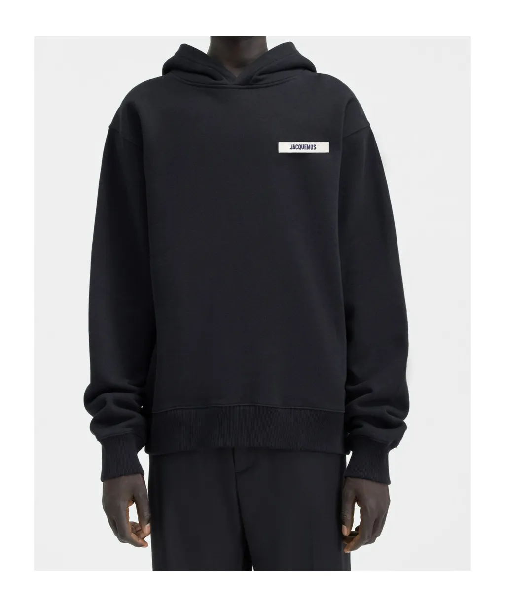 Jacquemus Typo Drawstring Hoodie