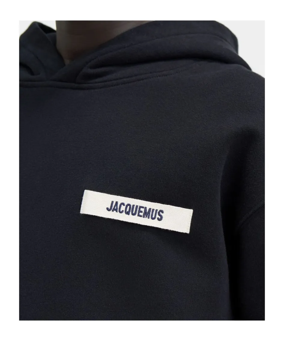 Jacquemus Typo Drawstring Hoodie