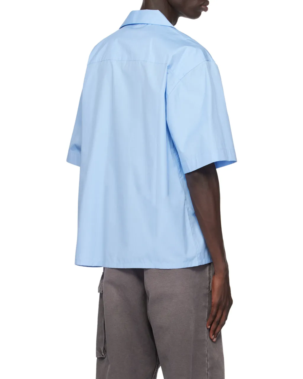 Marni Logo Printed Poplin Bowling Shirt