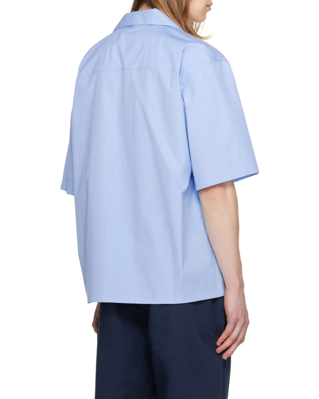 Marni Logo Printed Poplin Bowling Shirt