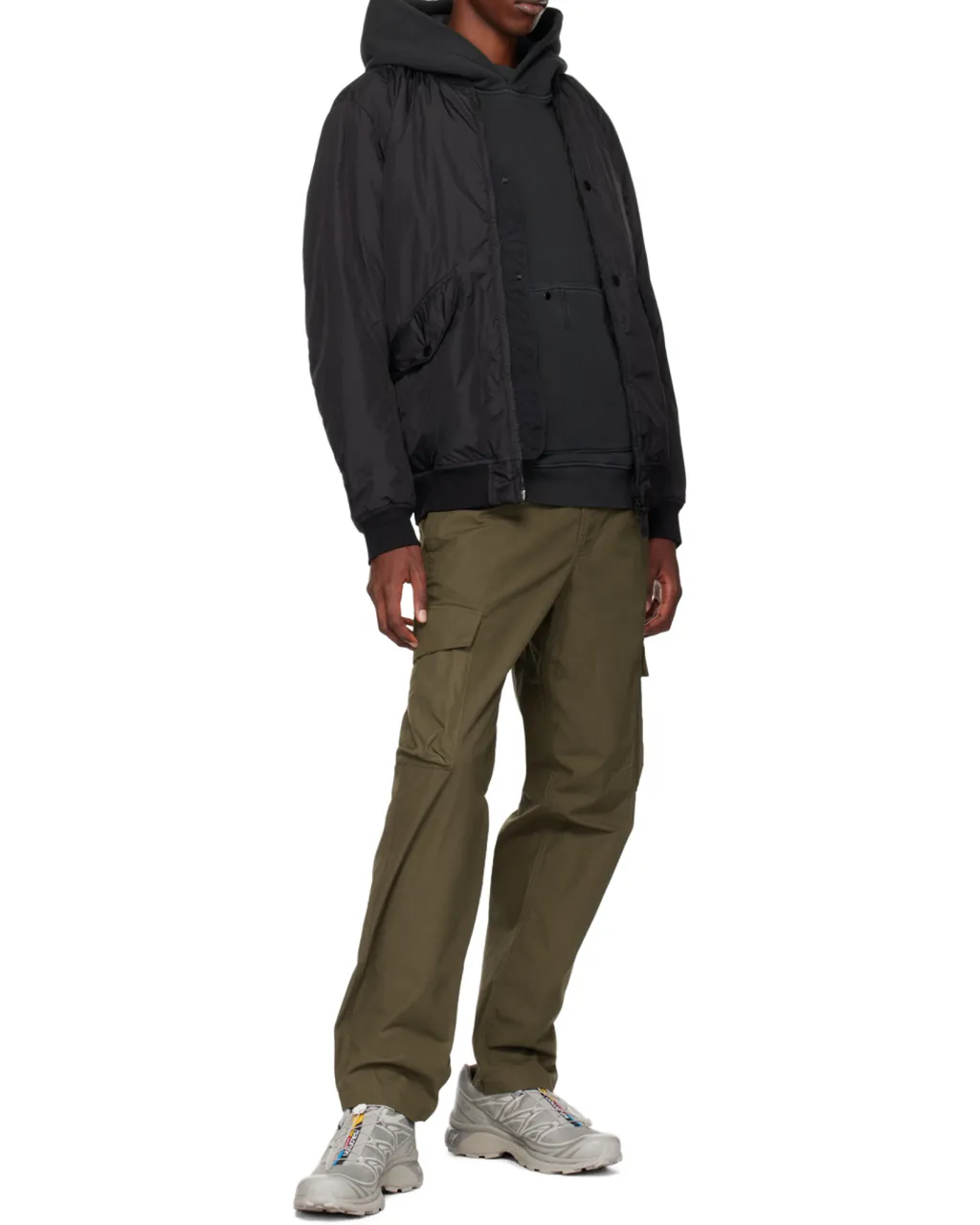 Stone Island Long-Sleeved Compass Patch Hoodie