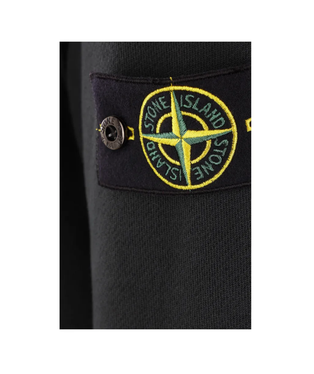 Stone Island Long-Sleeved Compass Patch Hoodie