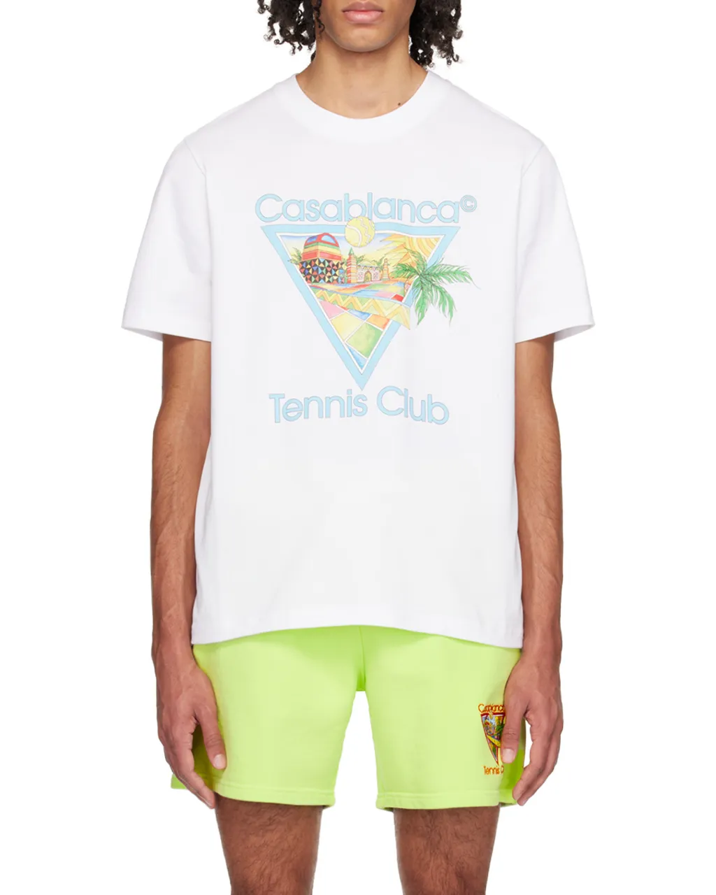 Casablanca Afro Cubism Tennis Club T-Shirt
