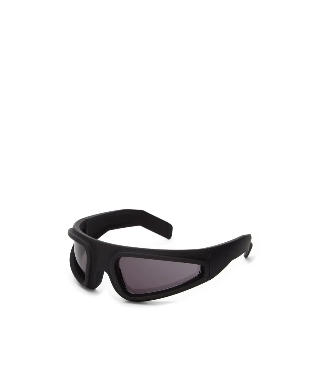 Rick Owens Ryder Wrap Around Frame Sunglasses