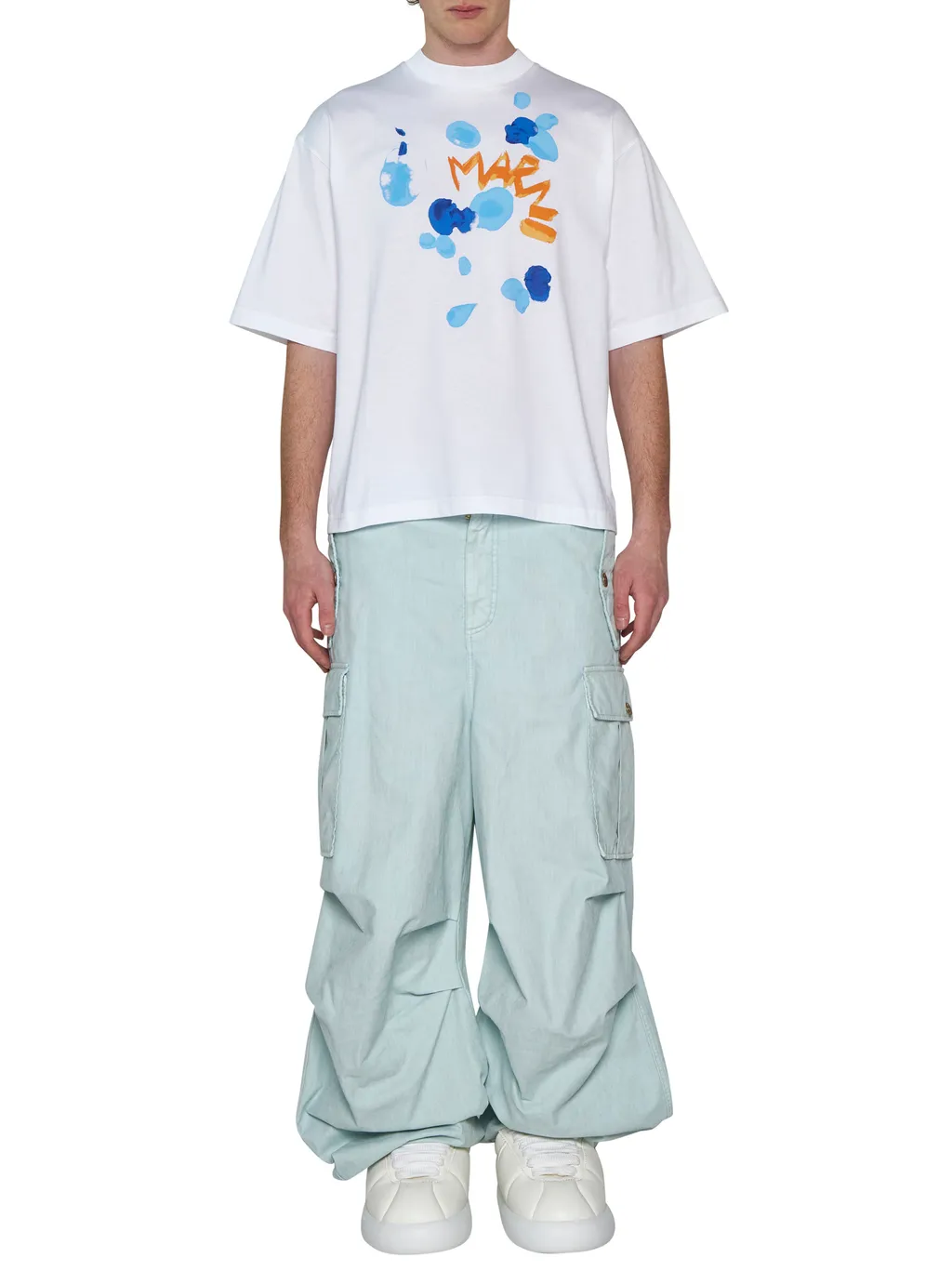Marni Wide-Leg Cargo Pants