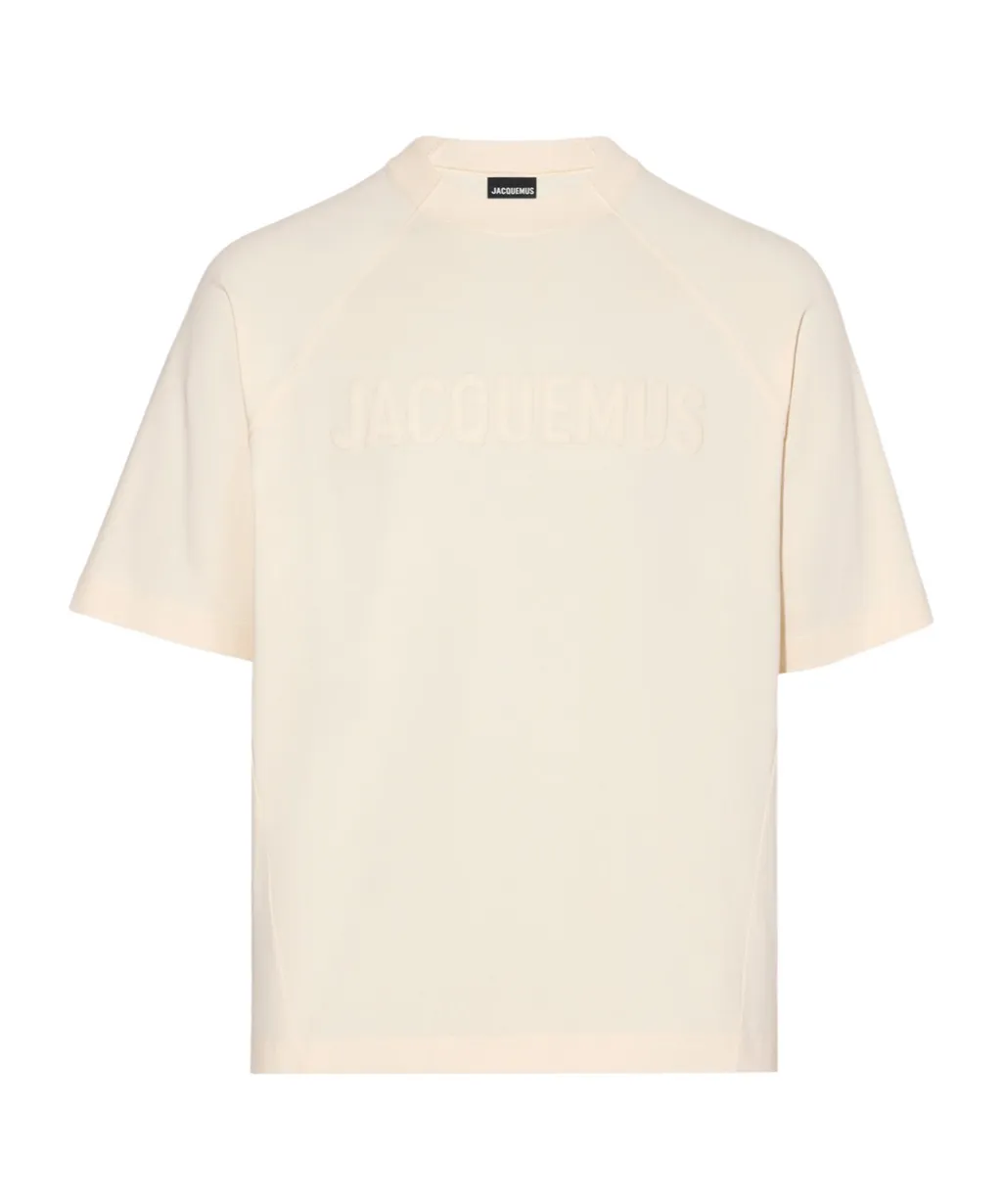 Jacquemus Le Tshirt Typo Crewneck T-Shirt