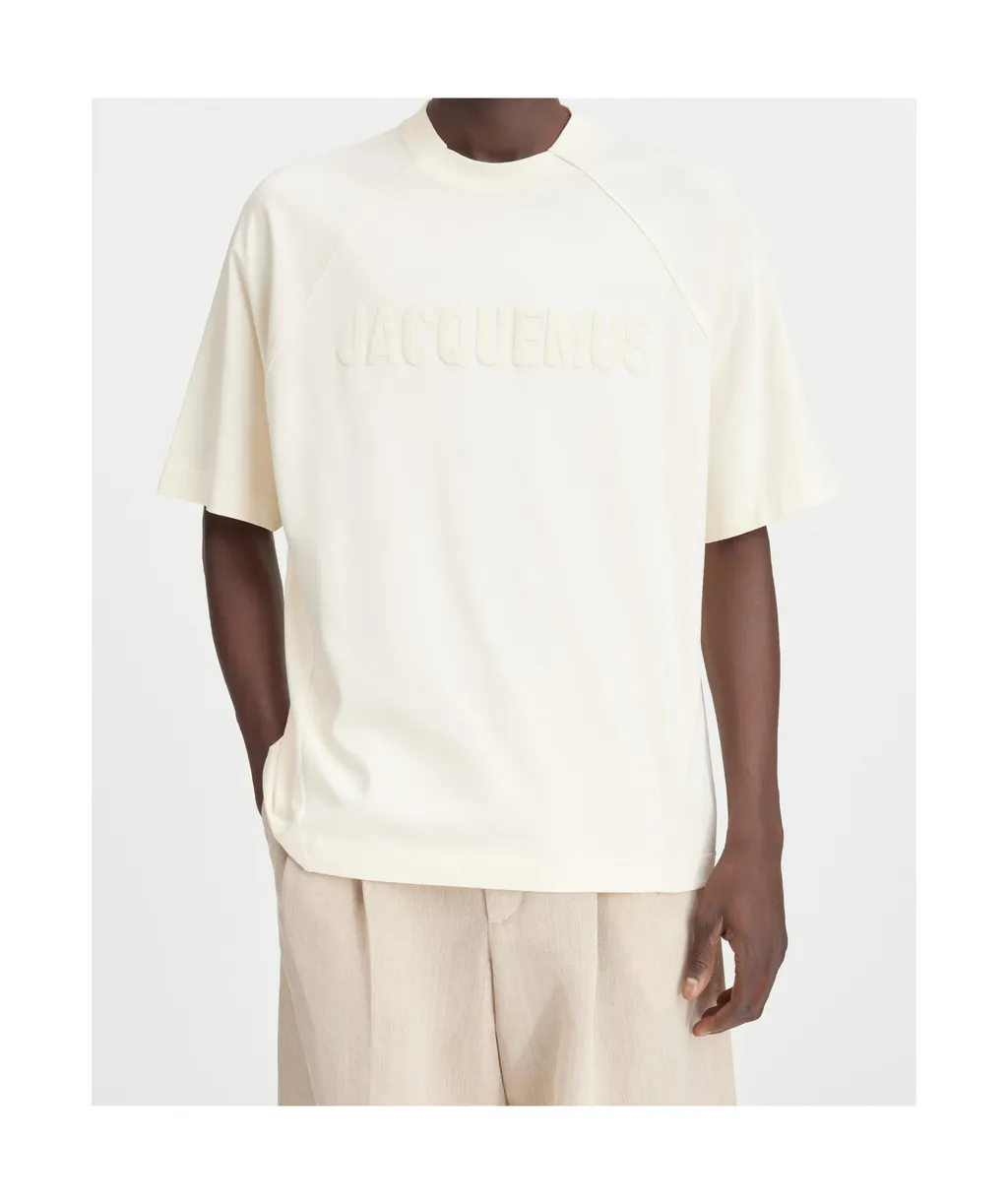 Jacquemus Le Tshirt Typo Crewneck T-Shirt