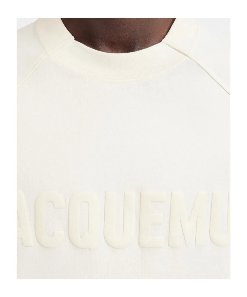 Jacquemus Le Tshirt Typo Crewneck T-Shirt