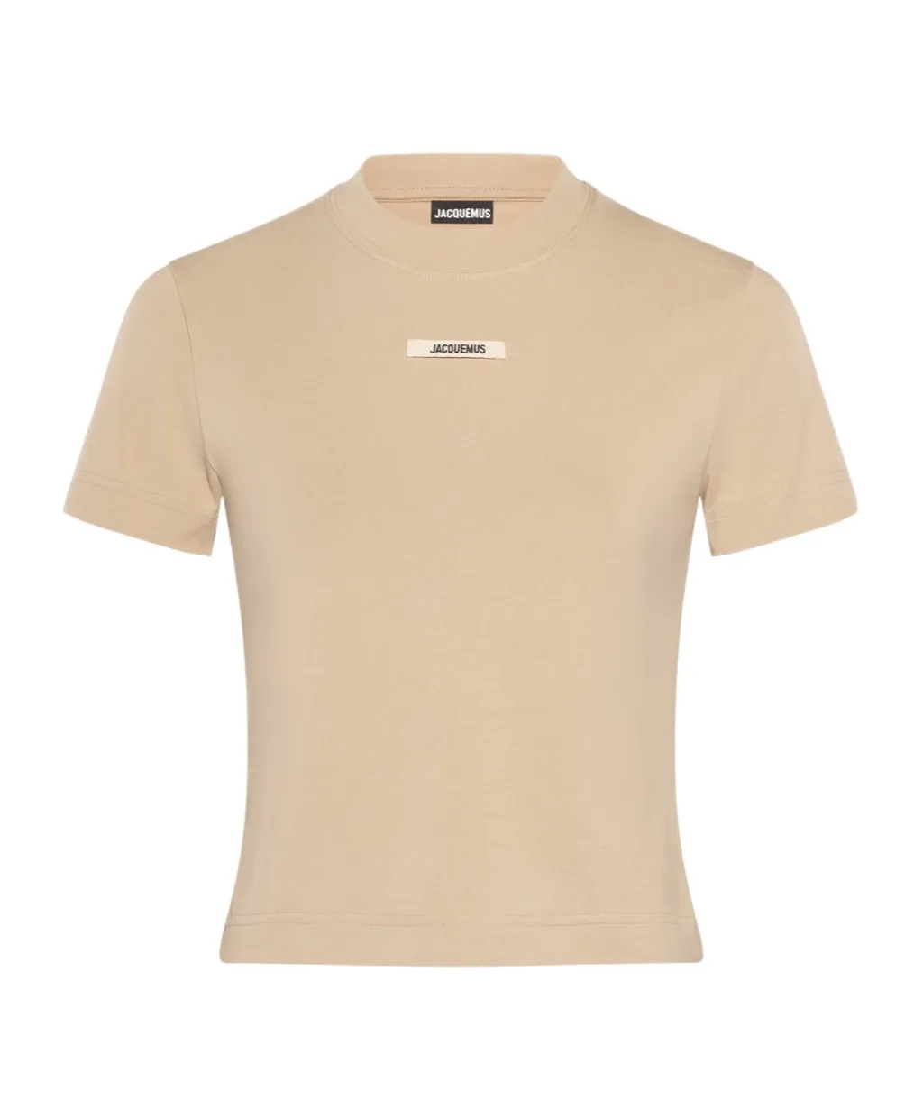 Jacquemus Grosgrain Logo Short-Sleeve T-Shirt