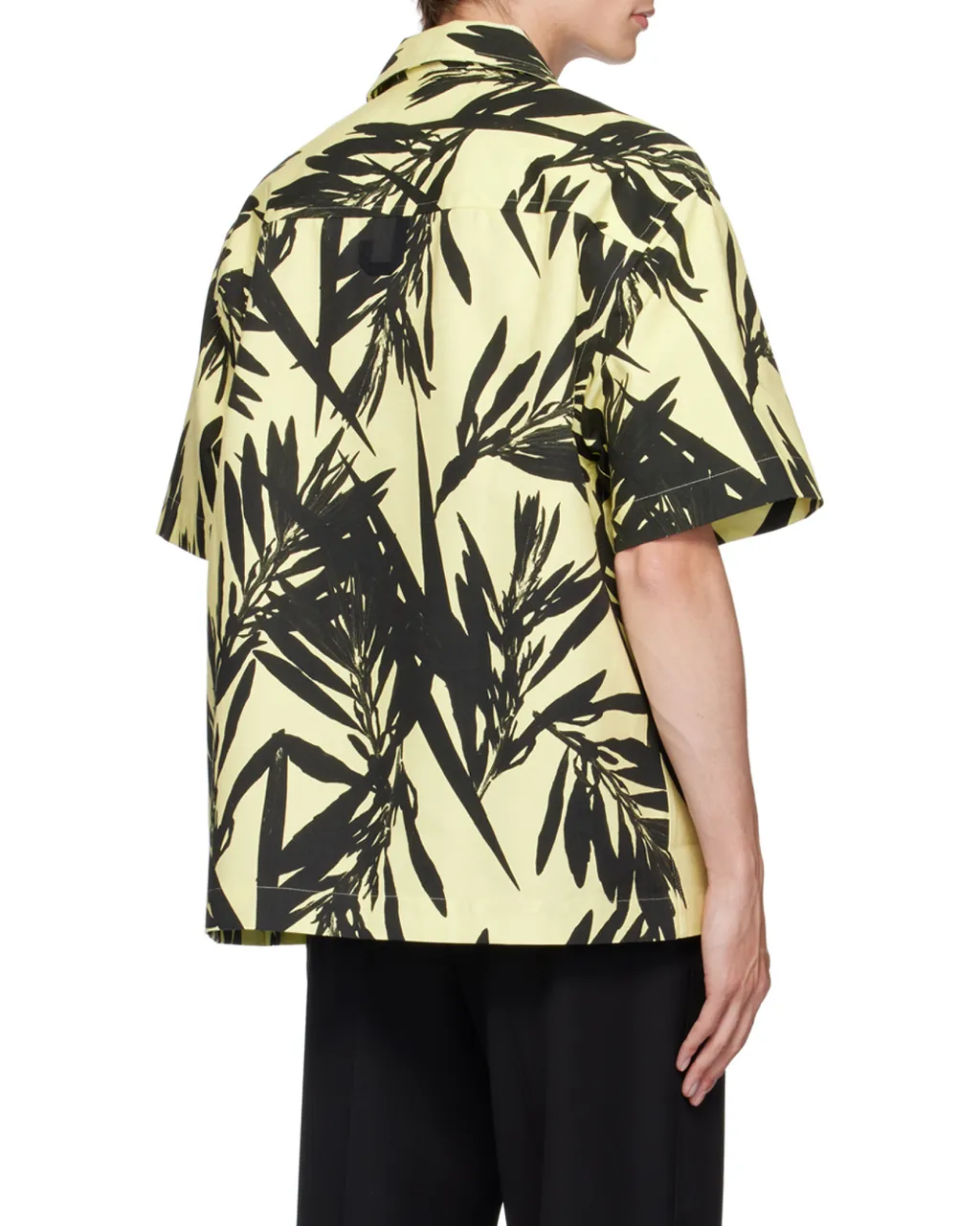 Jacquemus La Chemise Jean Foliage Printed Bowling Shirt