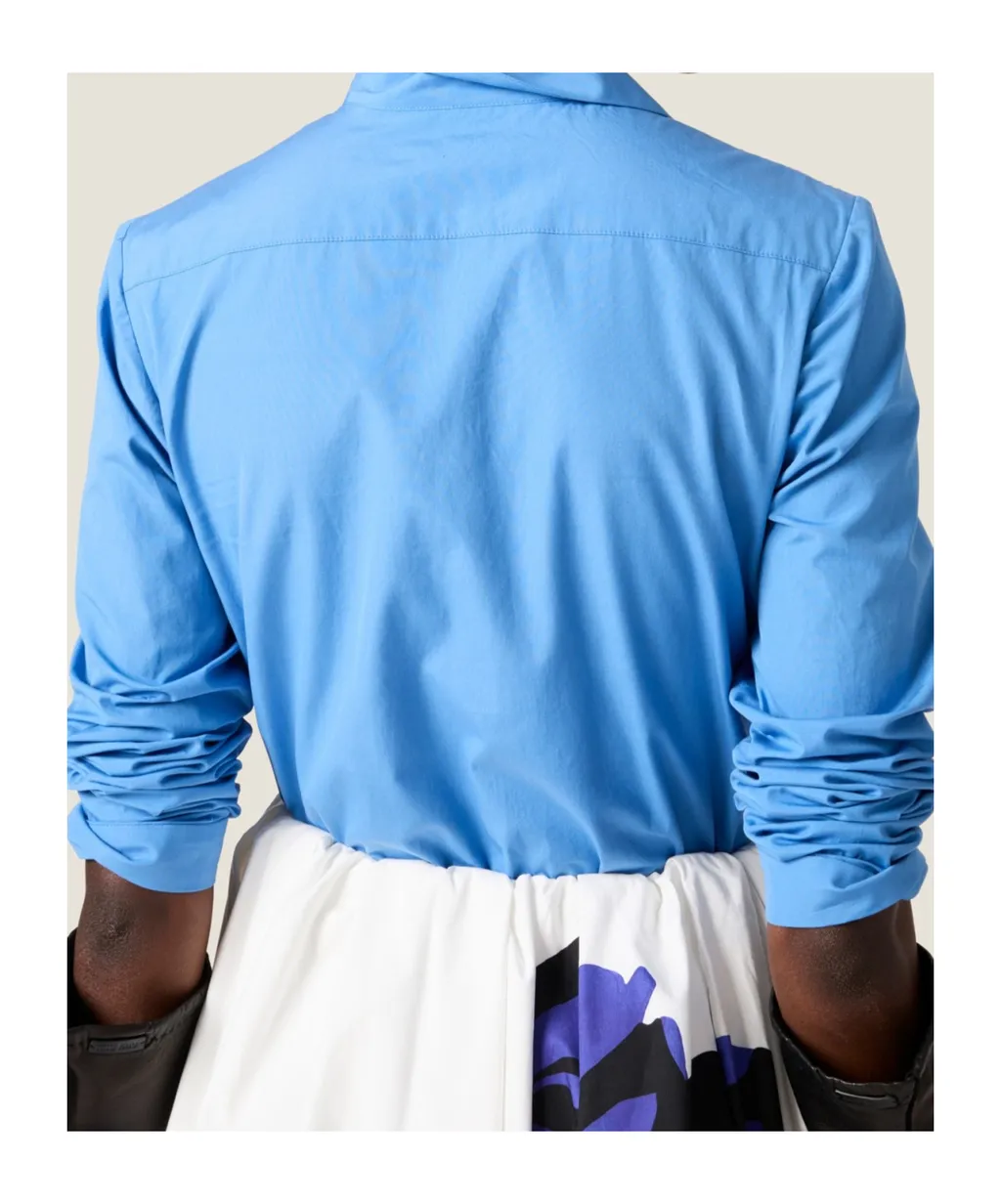 Miu Miu Logo-Embroidered Button-Up Shirt