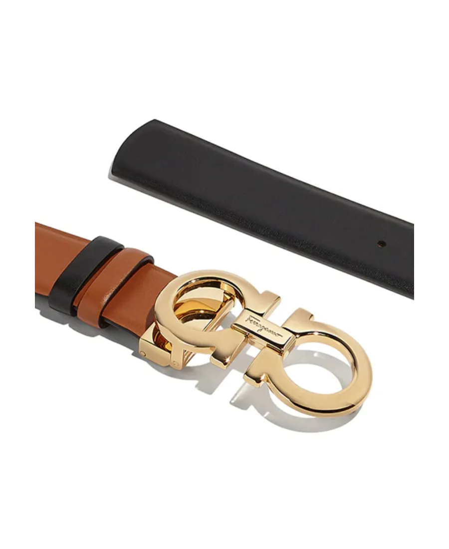 Salvatore Ferragamo Gancini Buckle Reversible Belt