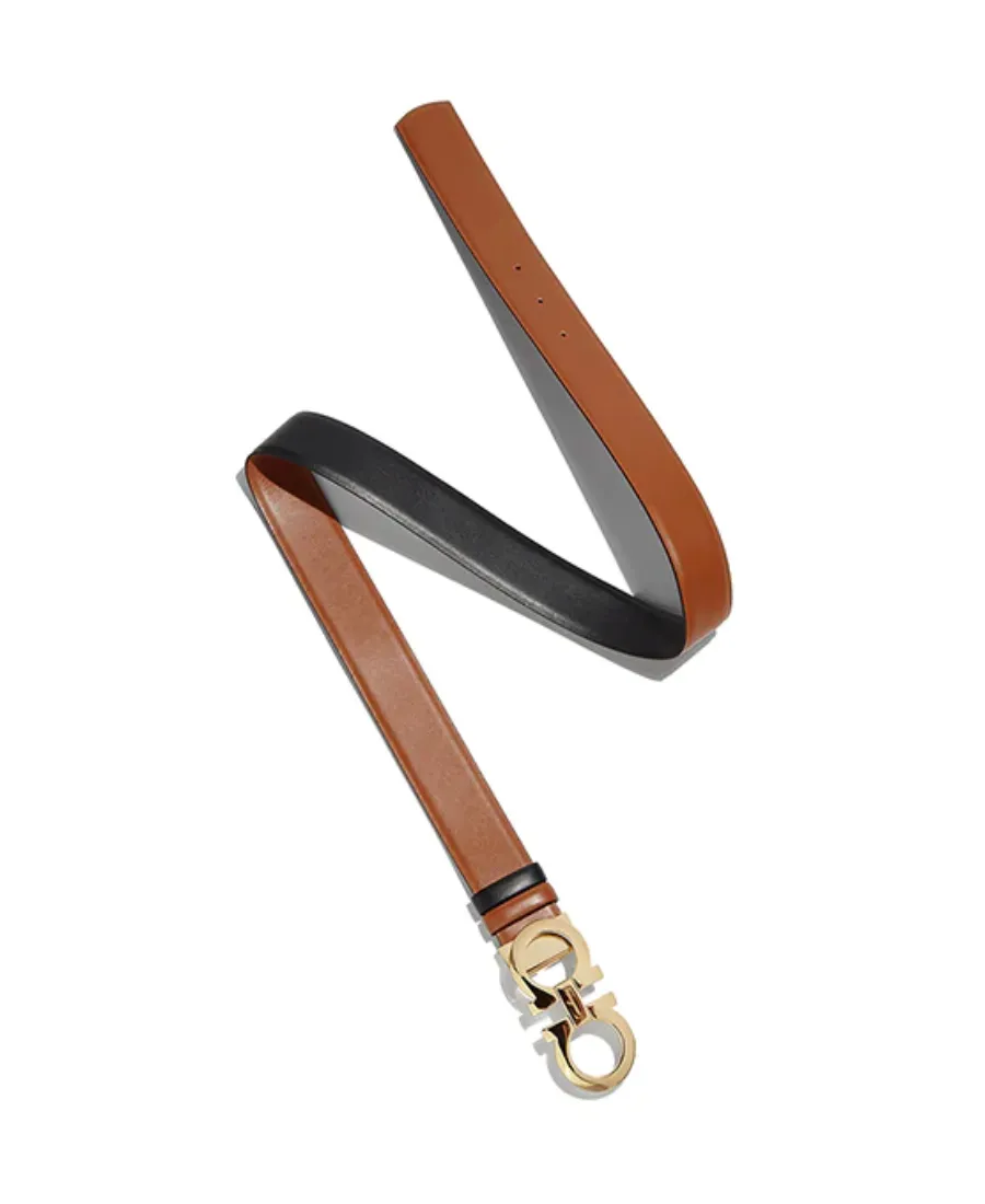 Salvatore Ferragamo Gancini Buckle Reversible Belt