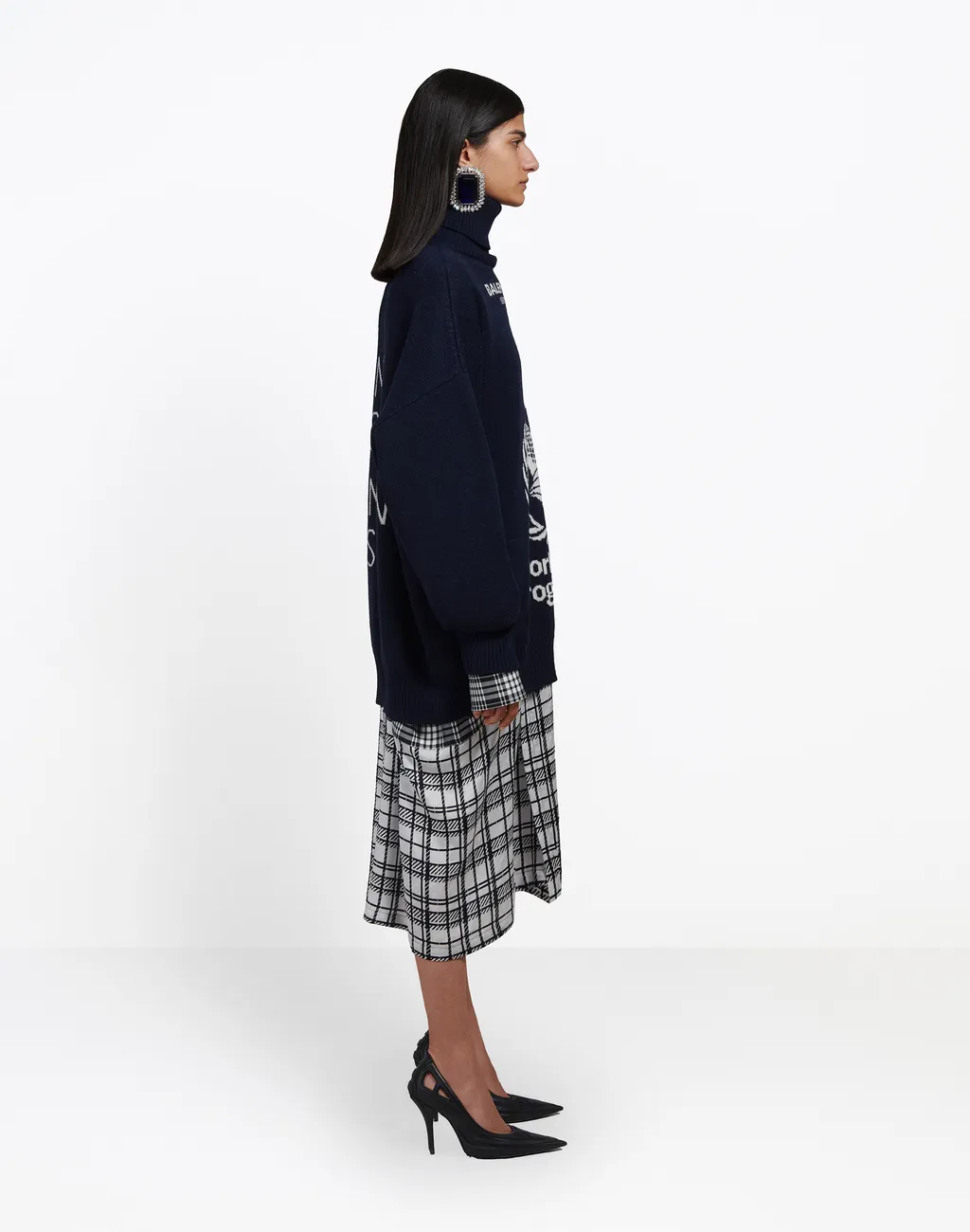Logo Turtleneck Pullover