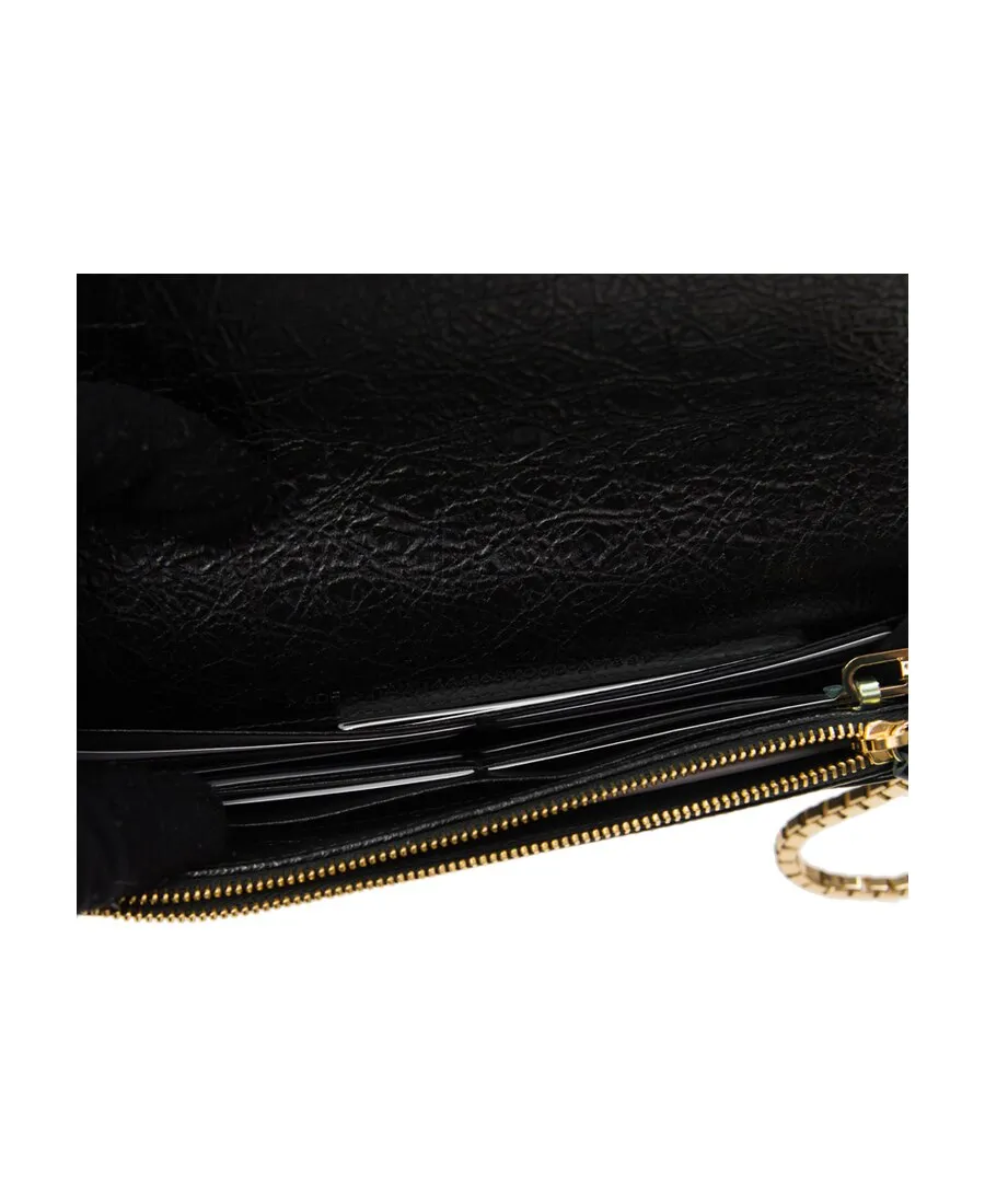 Metal Shoulder Strap Cross-Body Bag