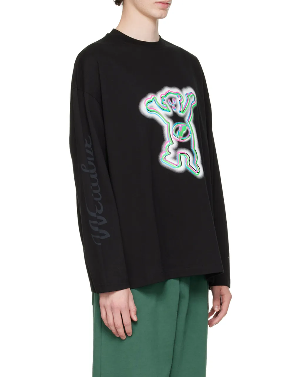 Graphic-Print Long-Sleeve T-Shirt