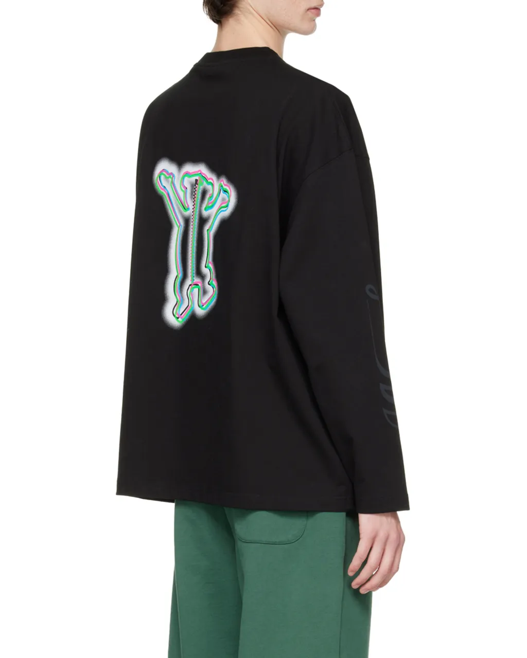 Graphic-Print Long-Sleeve T-Shirt