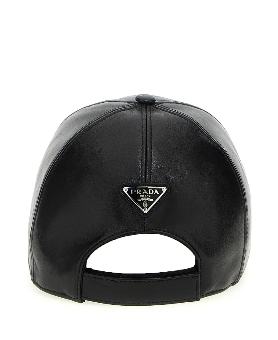 Prada Logo-Detailed Baseball Cap