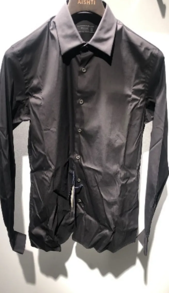 Prada Long-Sleeved Poplin Shirt