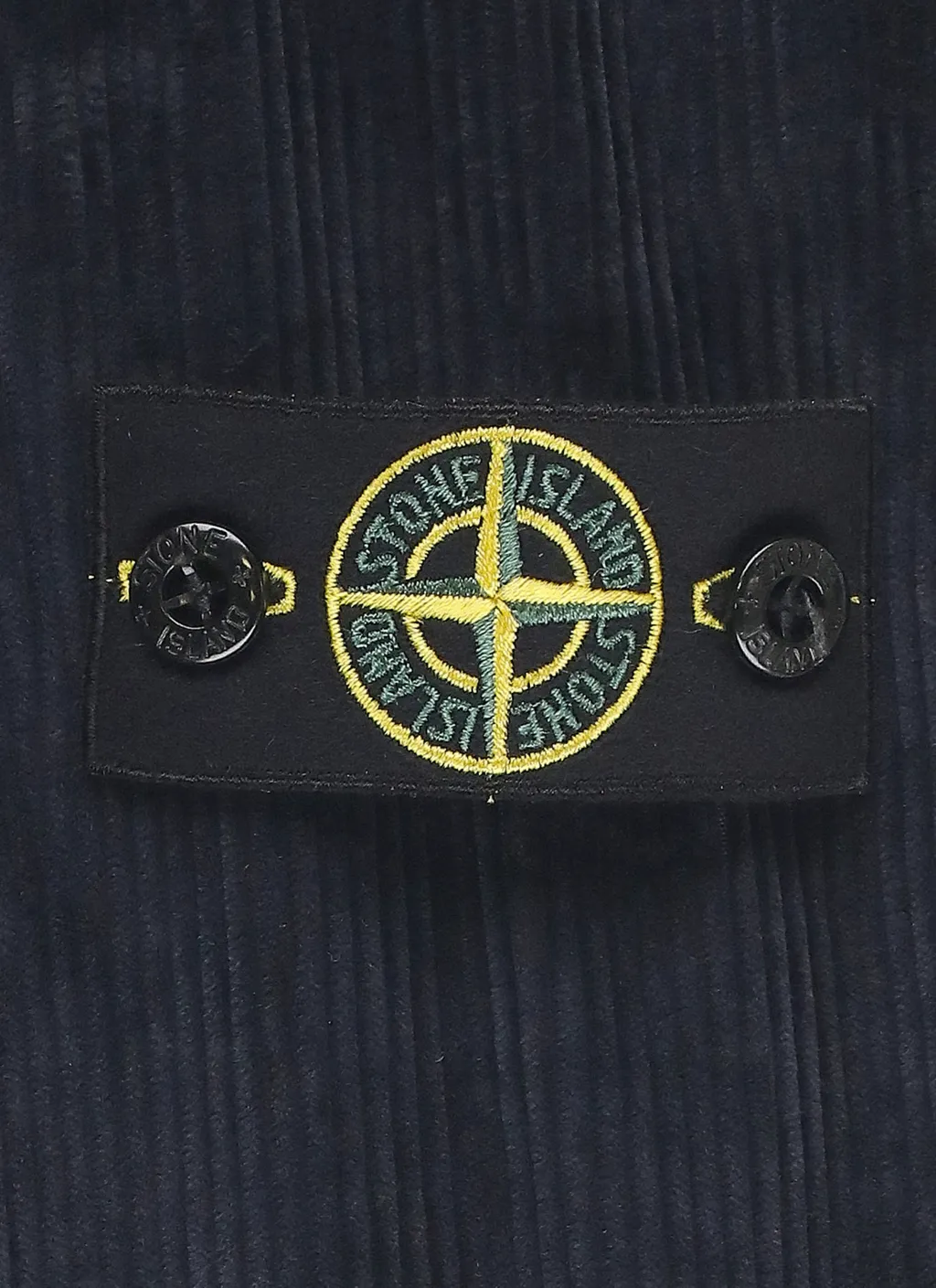 Stone Island Junior Compass Patch Corduroy Overshirt
