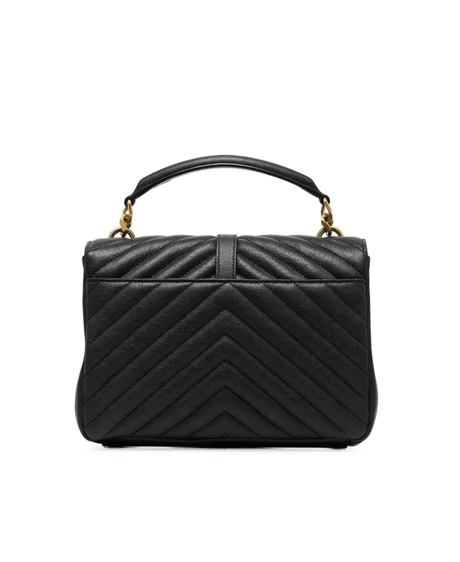 Saint Laurent College Quilted Medium Shoulder Bag