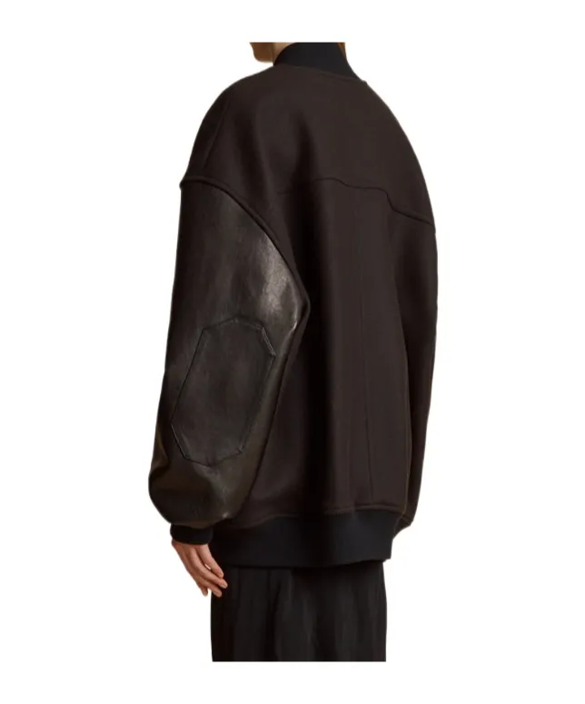 Khaite Spencer Press-Stud Bomber Jacket