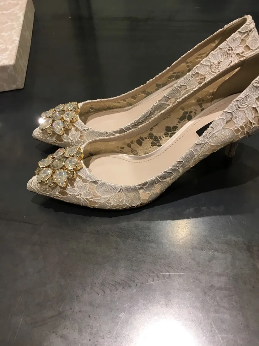 Dolce & Gabbana Bellucci Taormina Lace Pumps