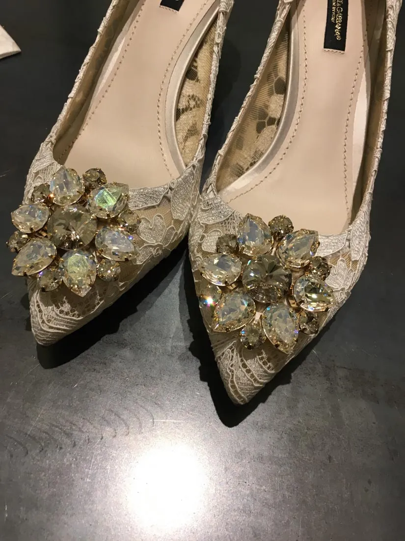Dolce & Gabbana Bellucci Taormina Lace Pumps