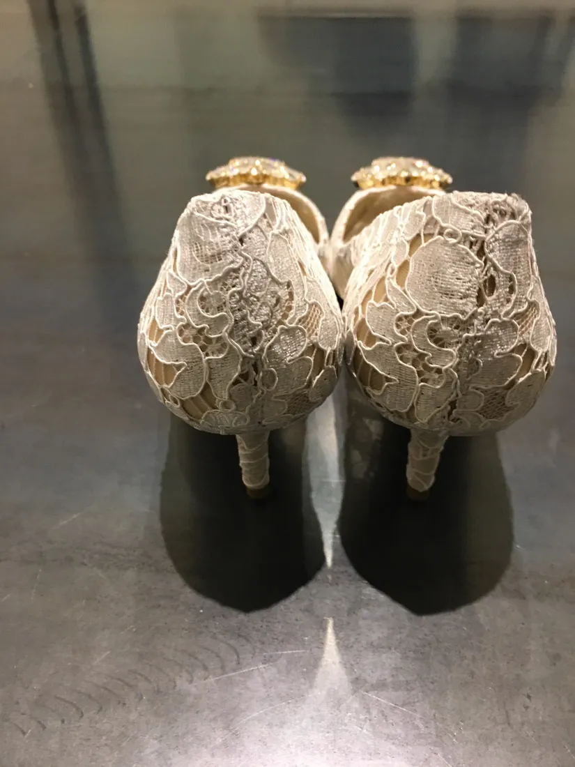 Dolce & Gabbana Bellucci Taormina Lace Pumps