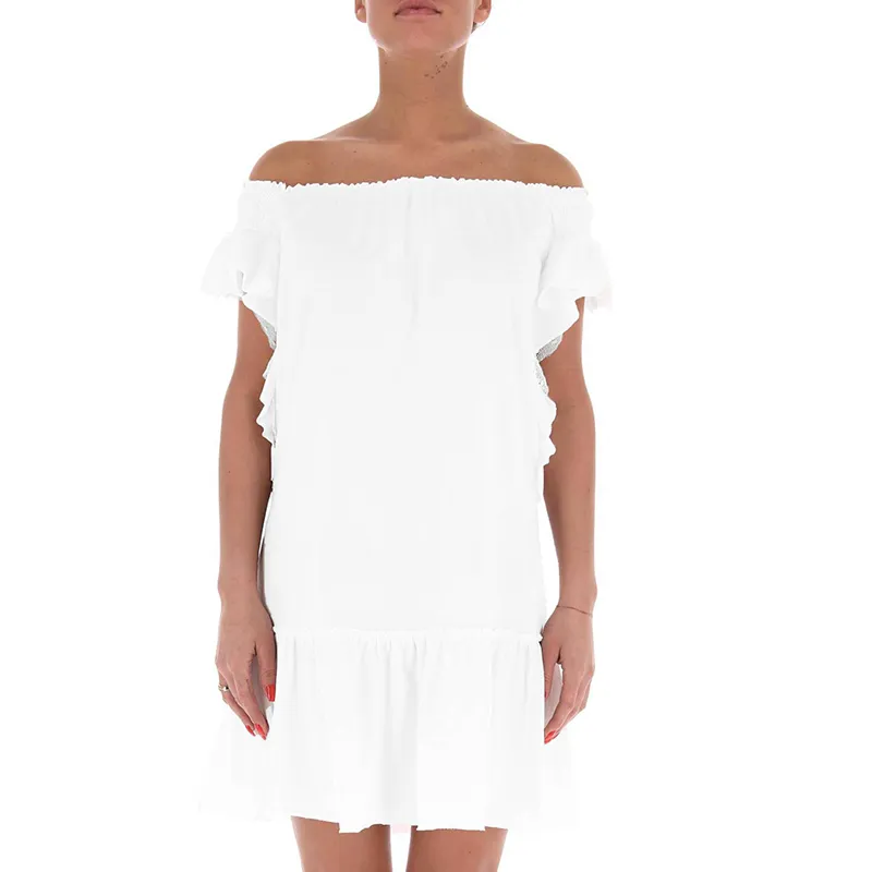 Shoulder-Length Design Dress