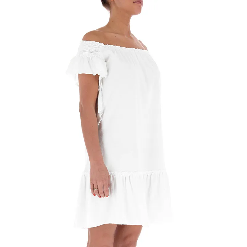 Shoulder-Length Design Dress