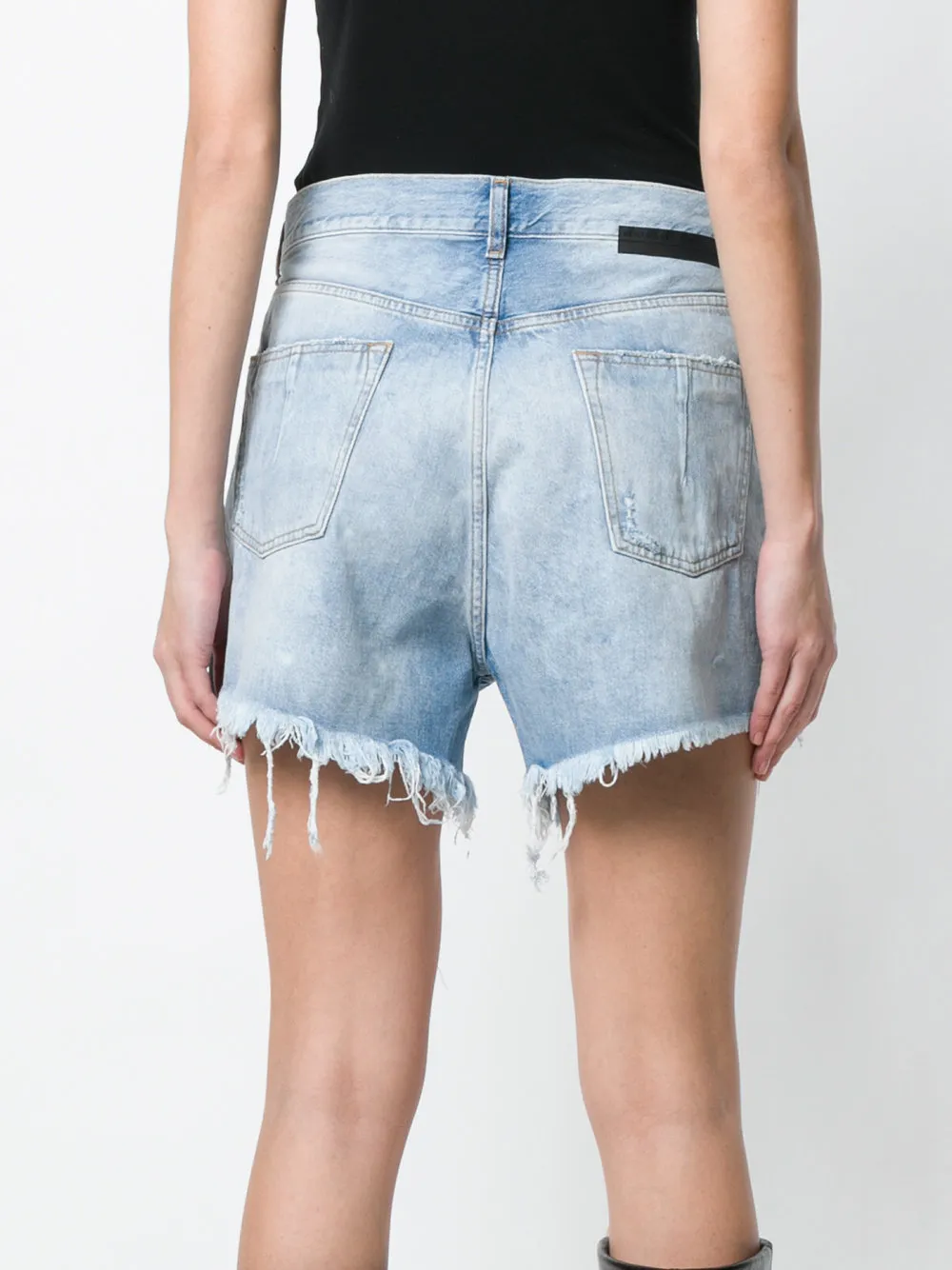 Imitation Old Denim Shorts