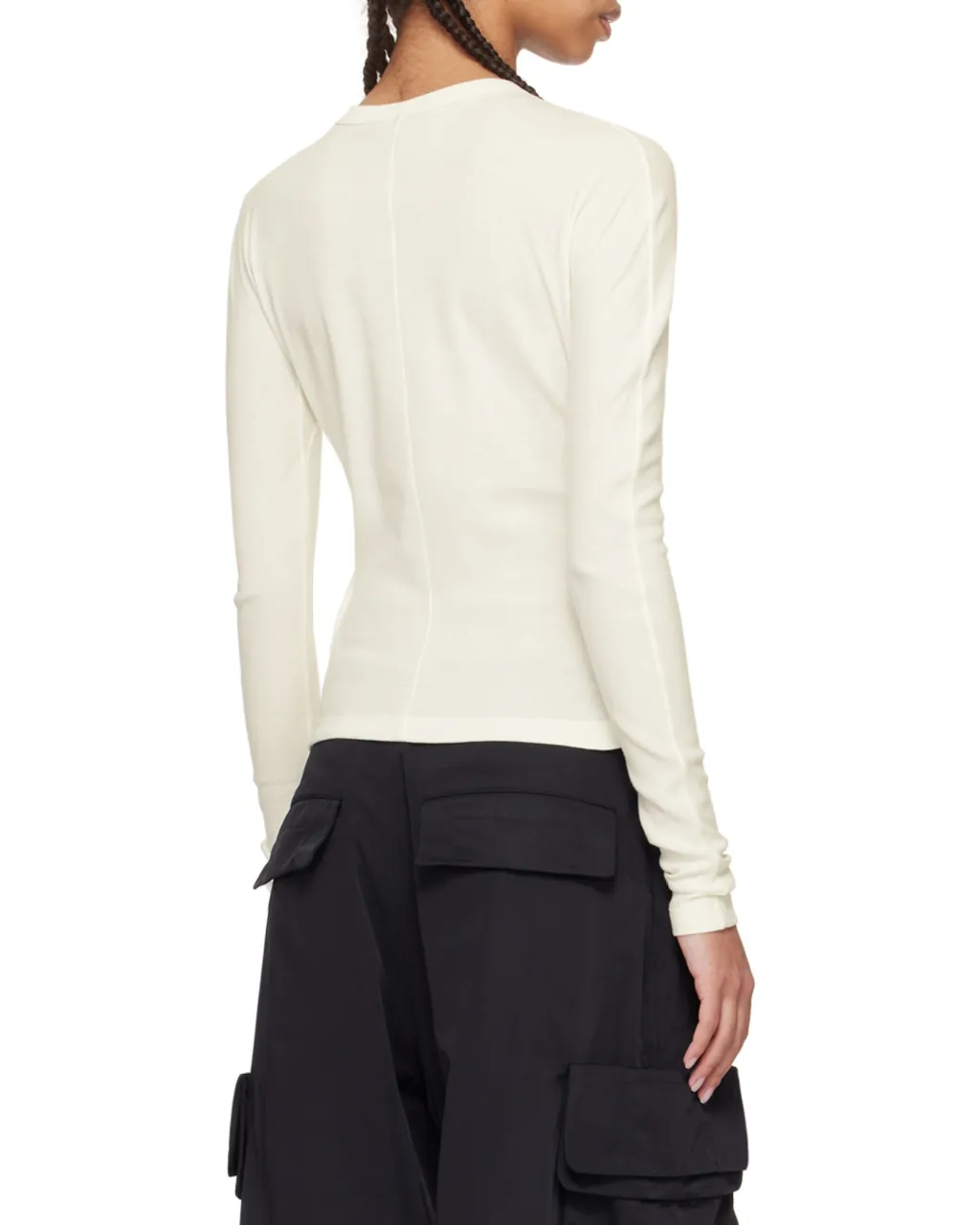 Y-3 Stitching Detailed Long-Sleeved T-Shirt