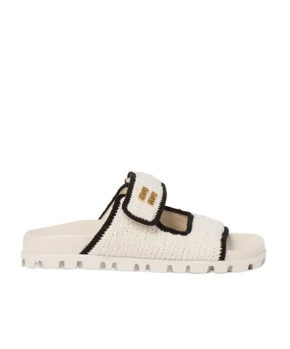Crochet Knit Slides