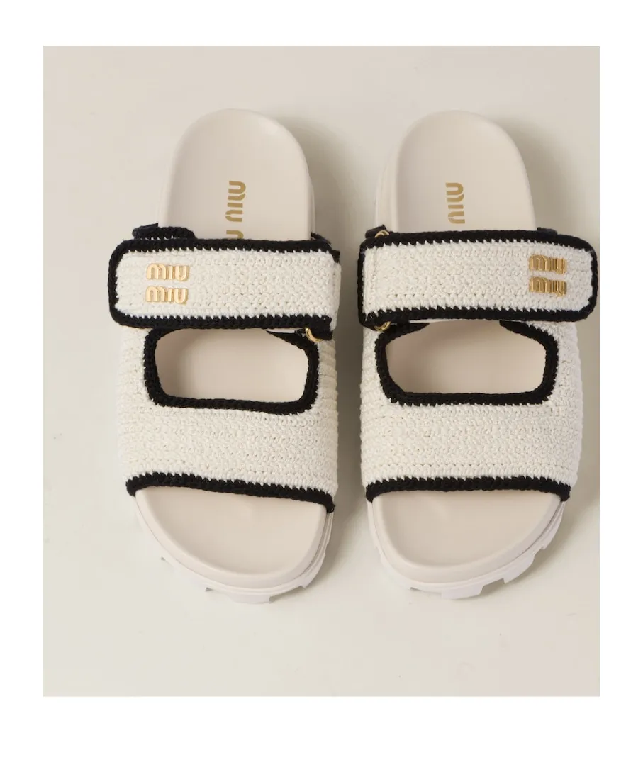 Crochet Knit Slides