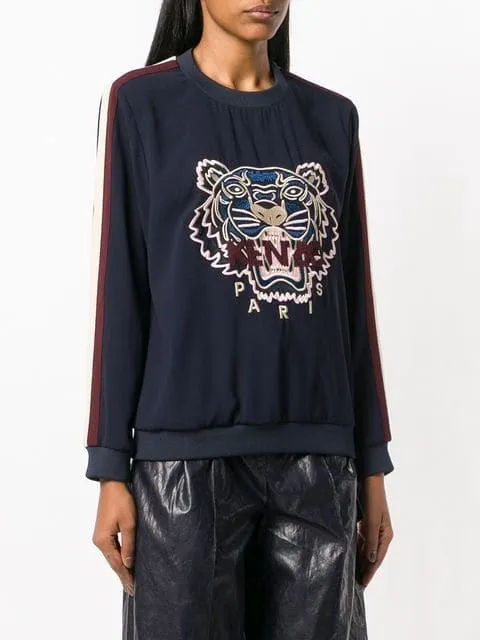 Tiger Head Printed Sweater