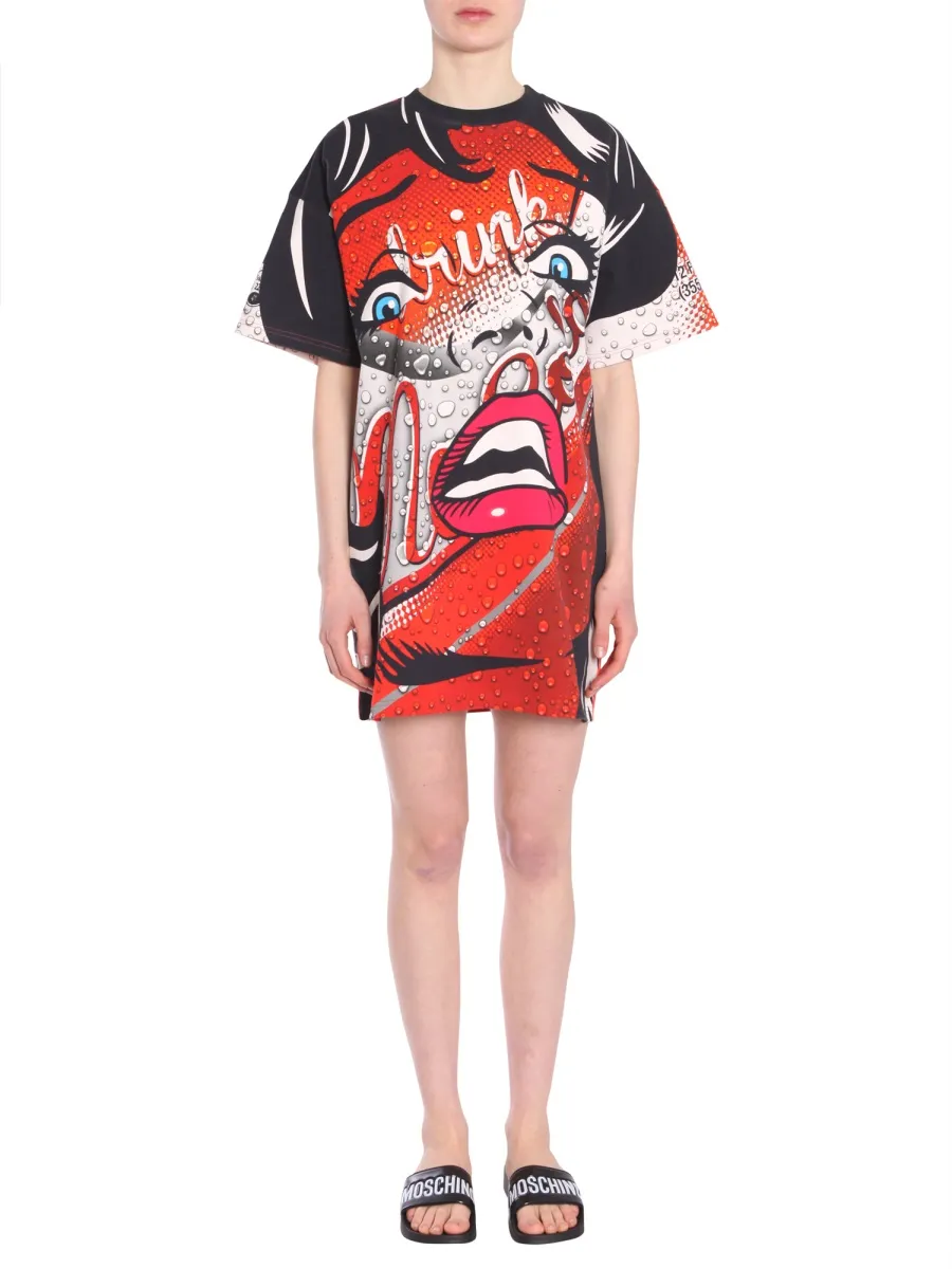 Coca Cola Cotton T-Shirt Dress