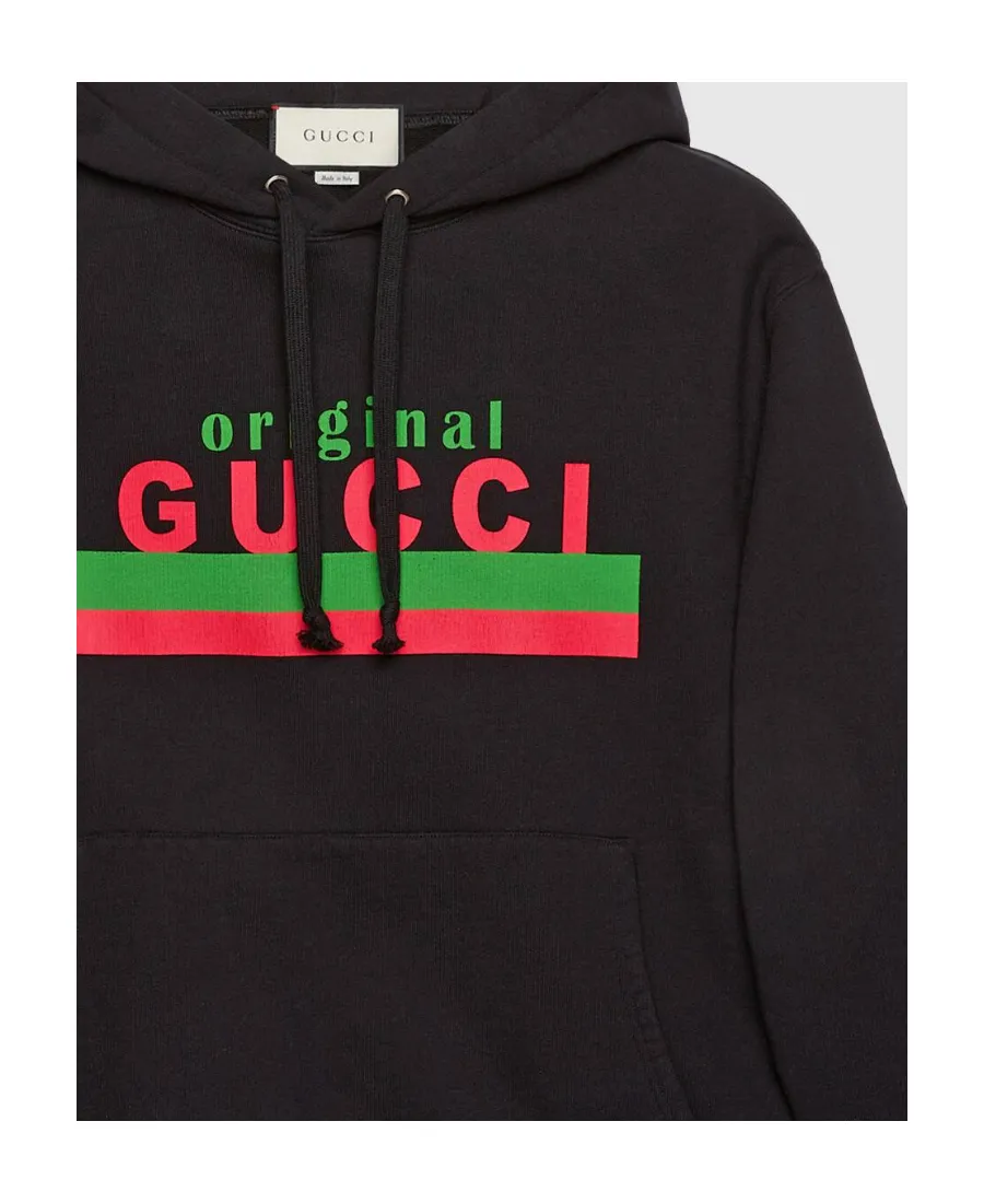 Original Gucci Printed Hoodie