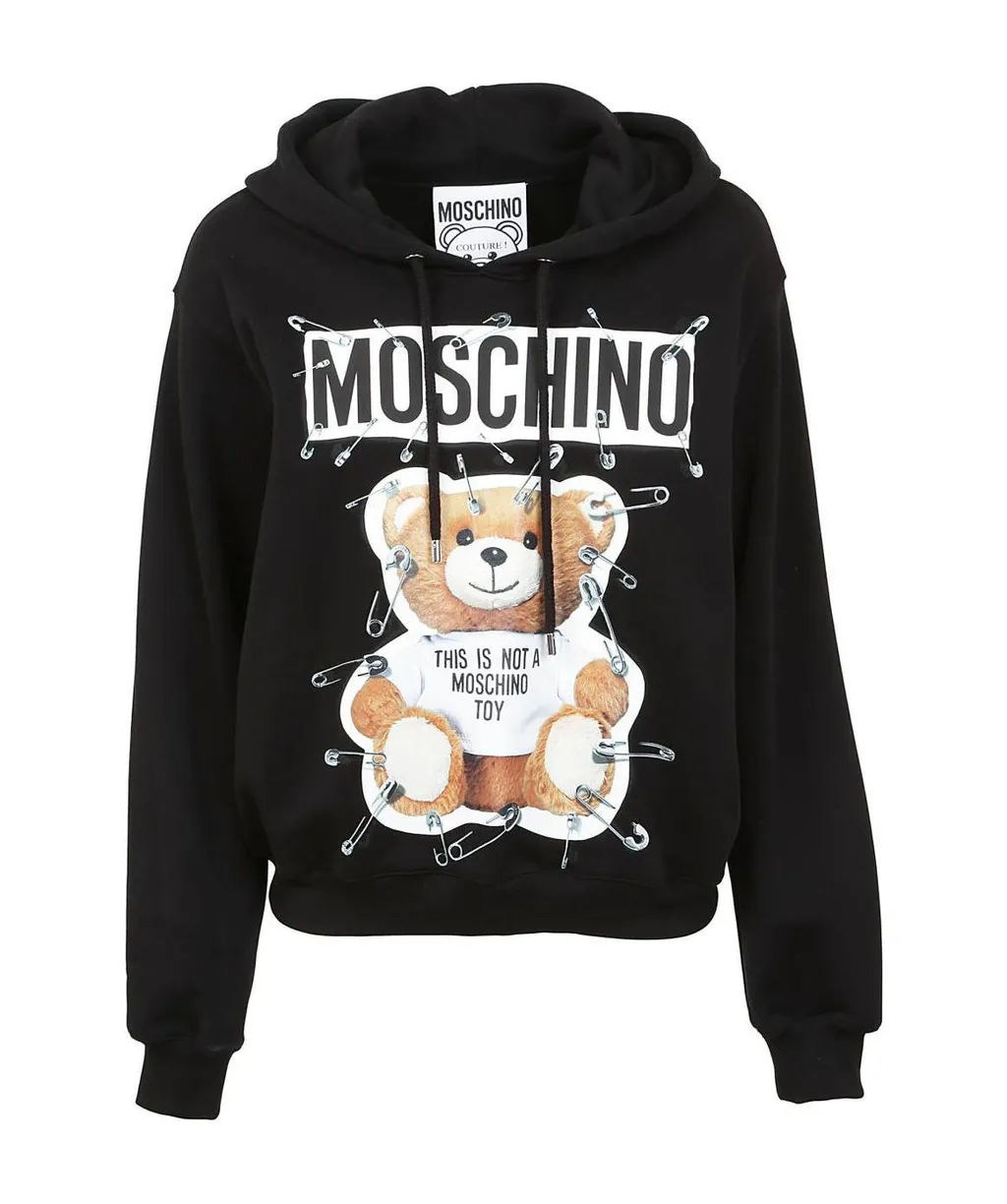 Paper Clip Bear Hoodie