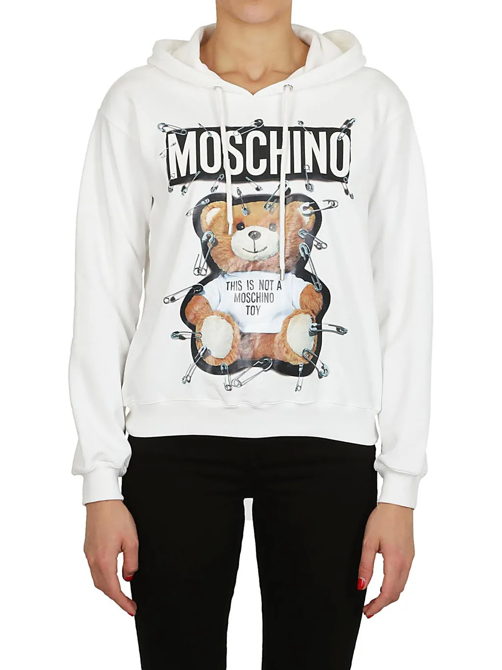 Paper Clip Bear Hoodie