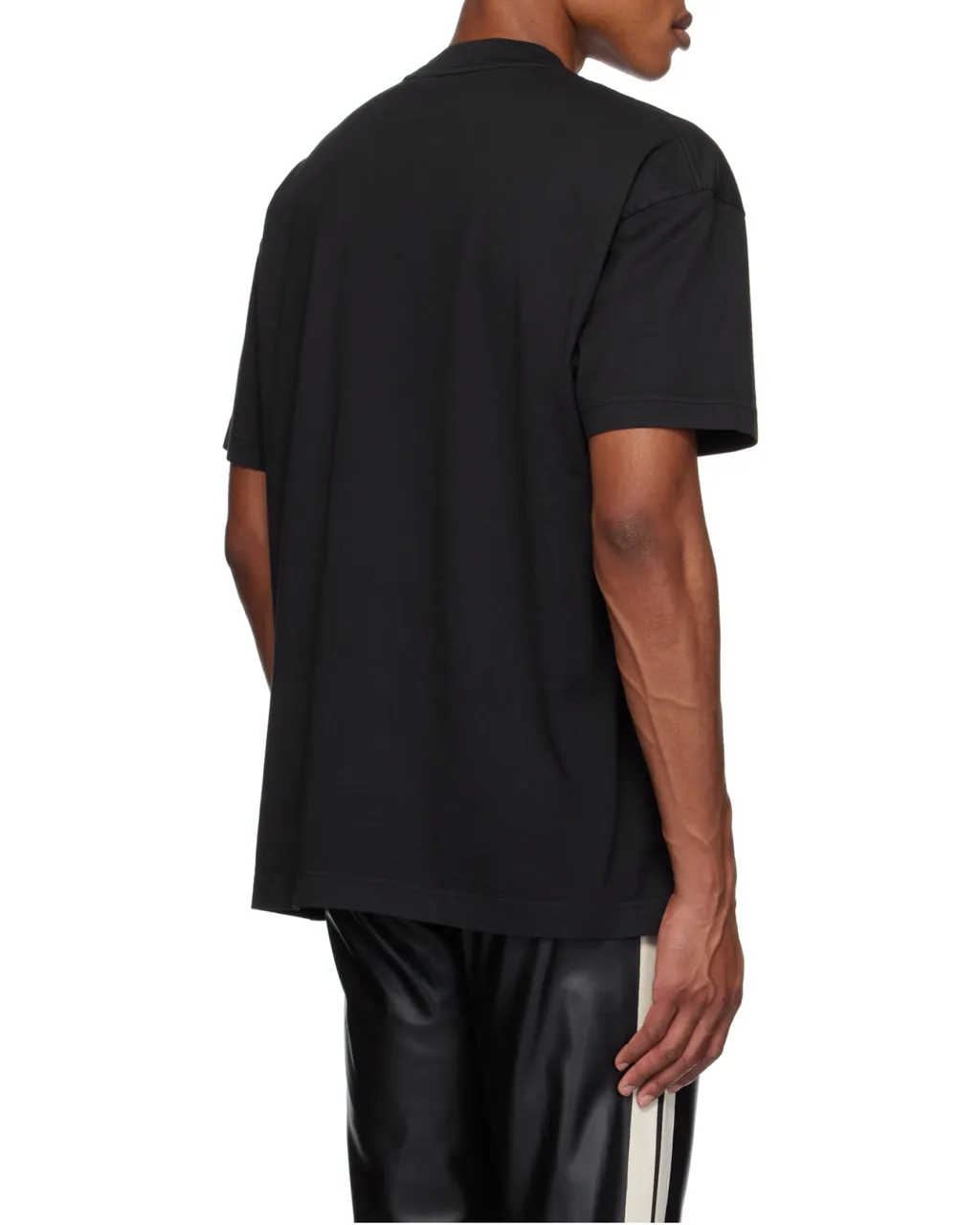 Palm Angels Logo Printed Crewneck T-Shirt