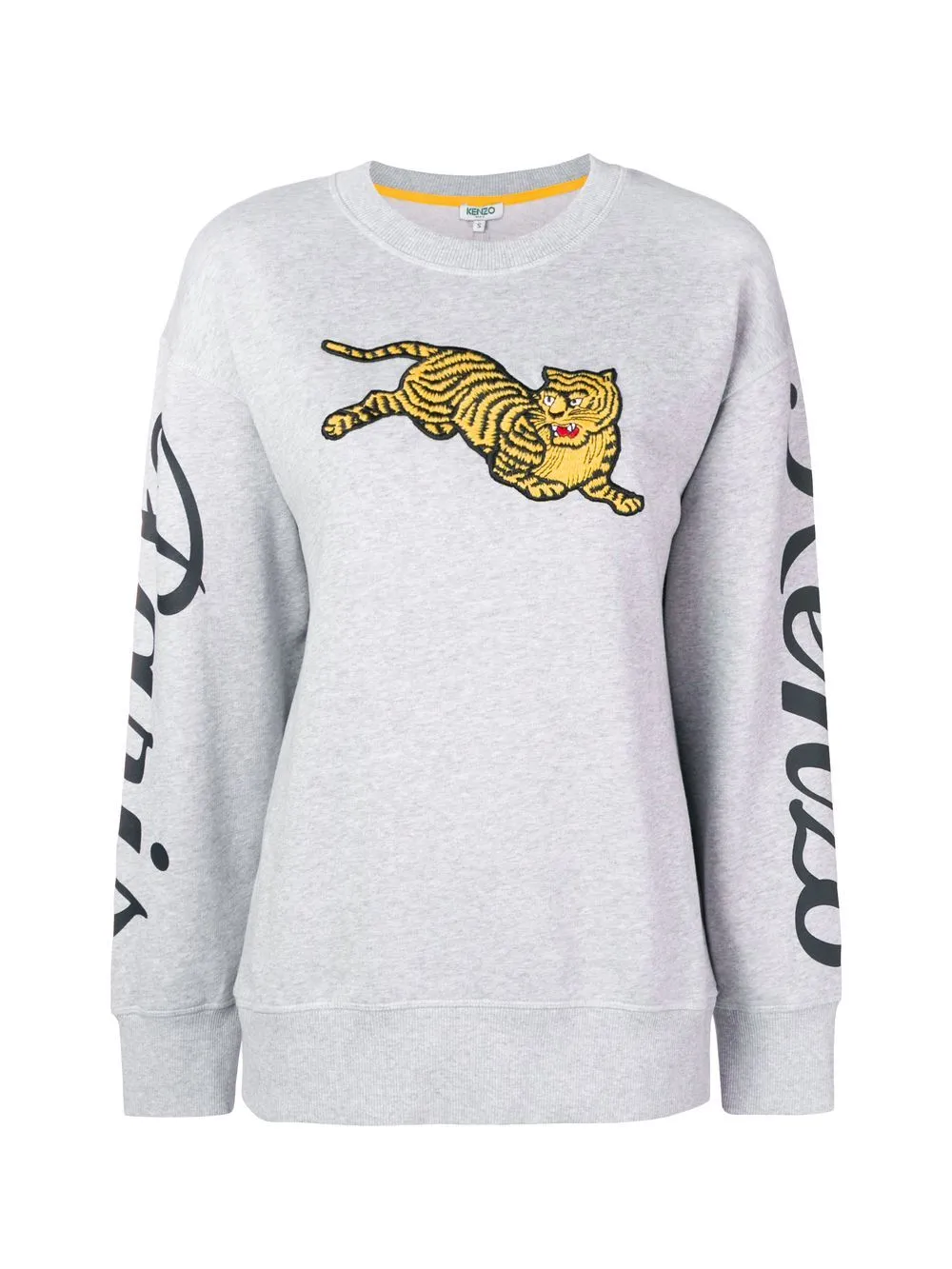Tiger Printed Long-Sleeved Sweater