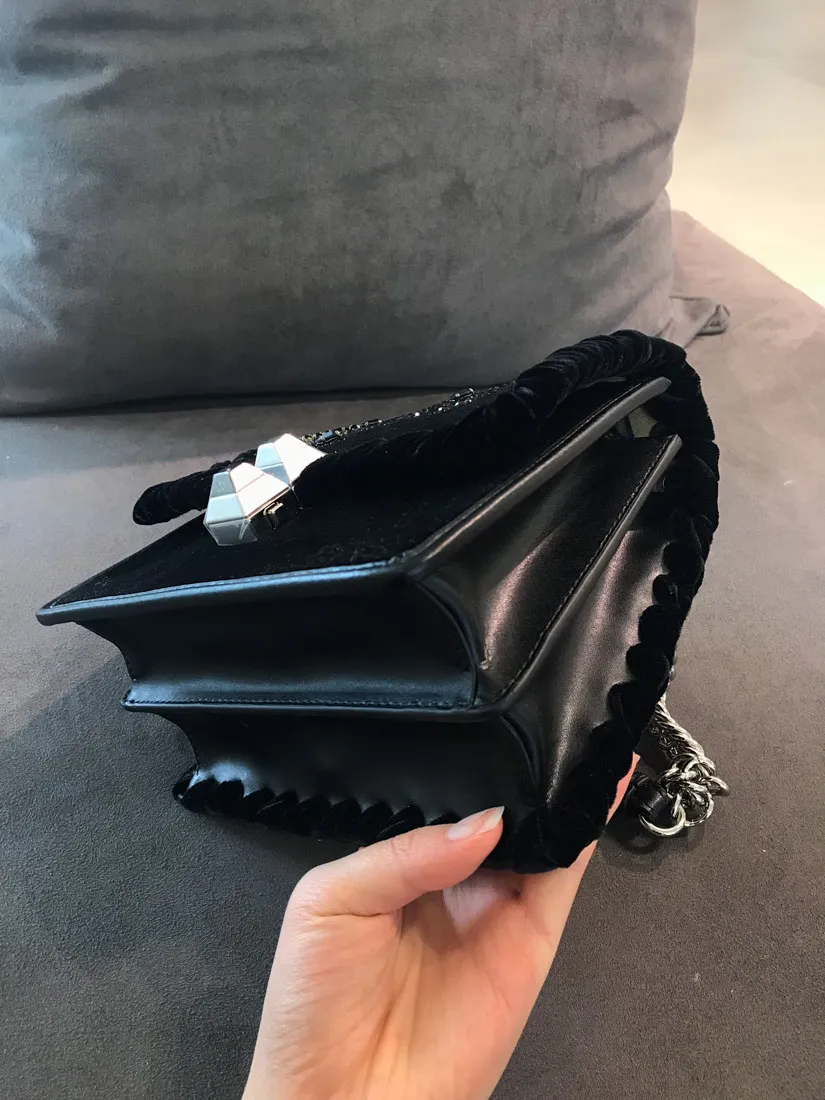 Kan I Logo Embellished Shoulder Bag
