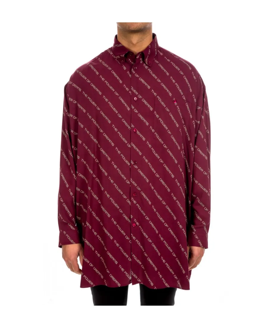 Logo Printed Silhouette Shirt