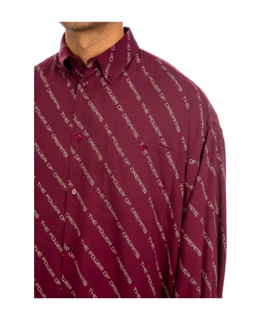 Logo Printed Silhouette Shirt