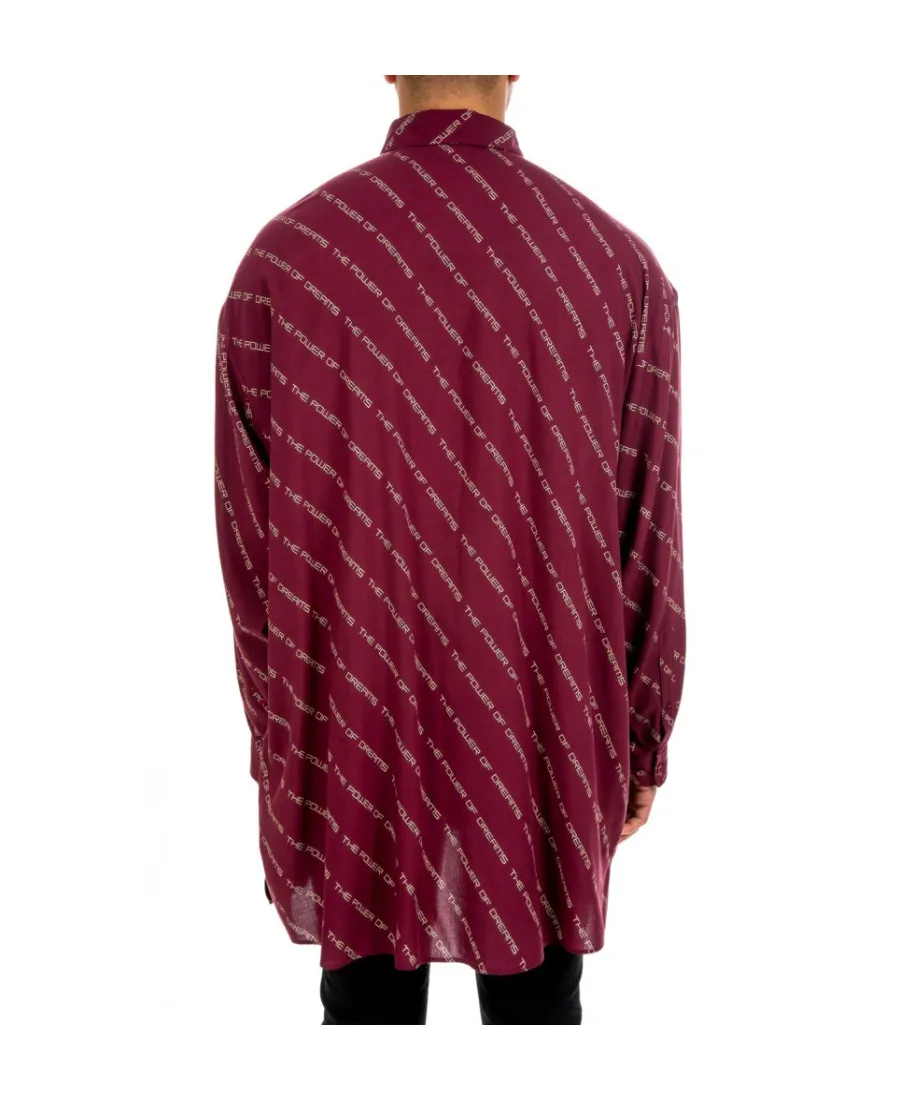 Logo Printed Silhouette Shirt