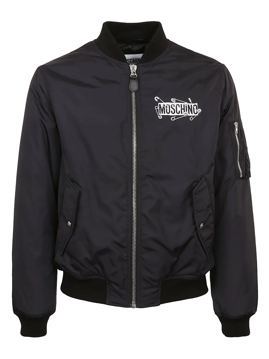 Paper Clip Bear Print Jacket