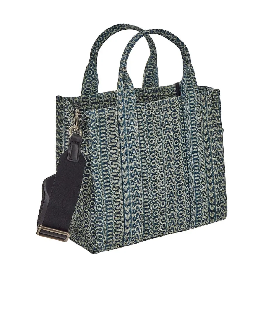 Marc Jacobs Monogram Jacquard Logo Patch Small Tote Bag